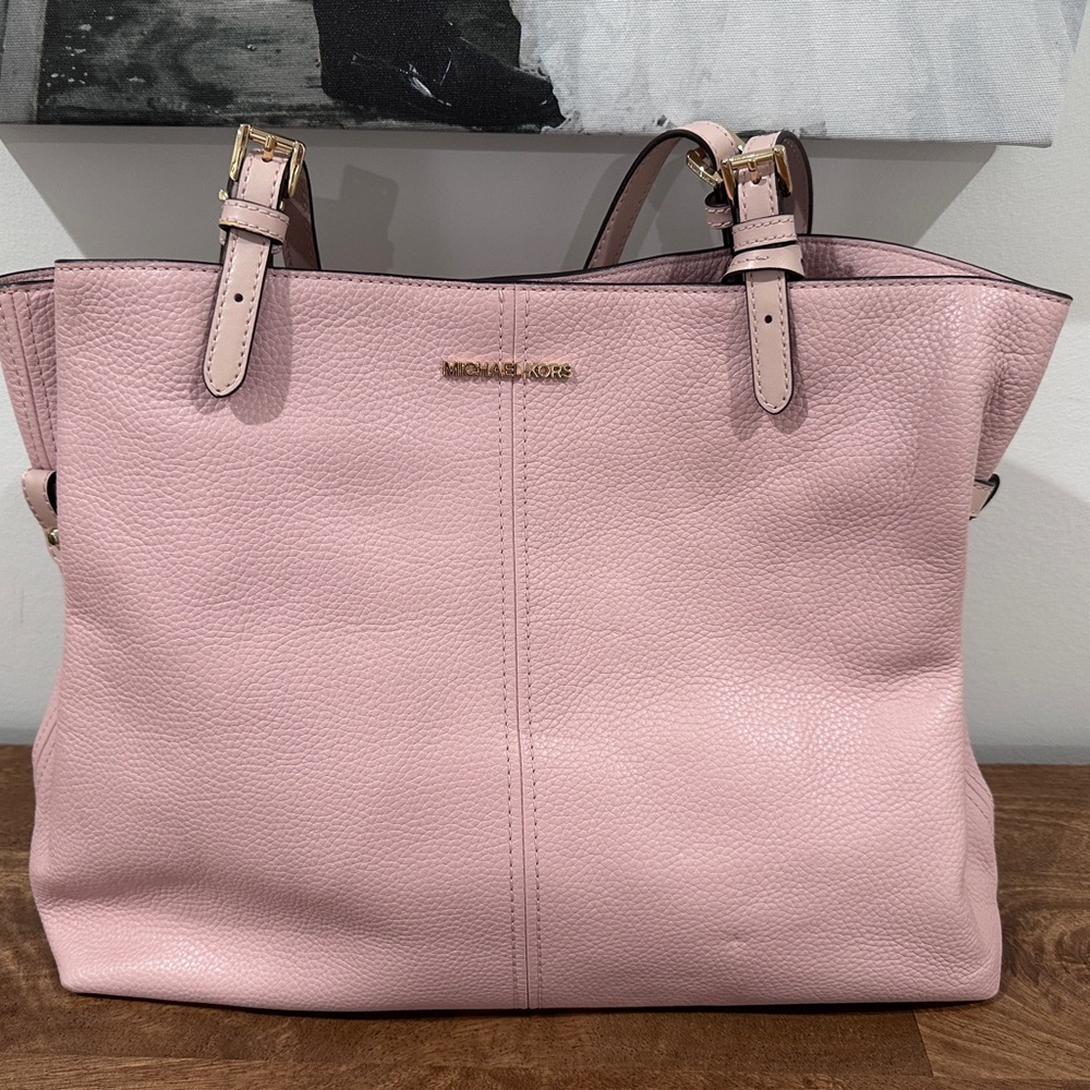 Michael Kors Pink Tote- Worn Once & Great Condition !